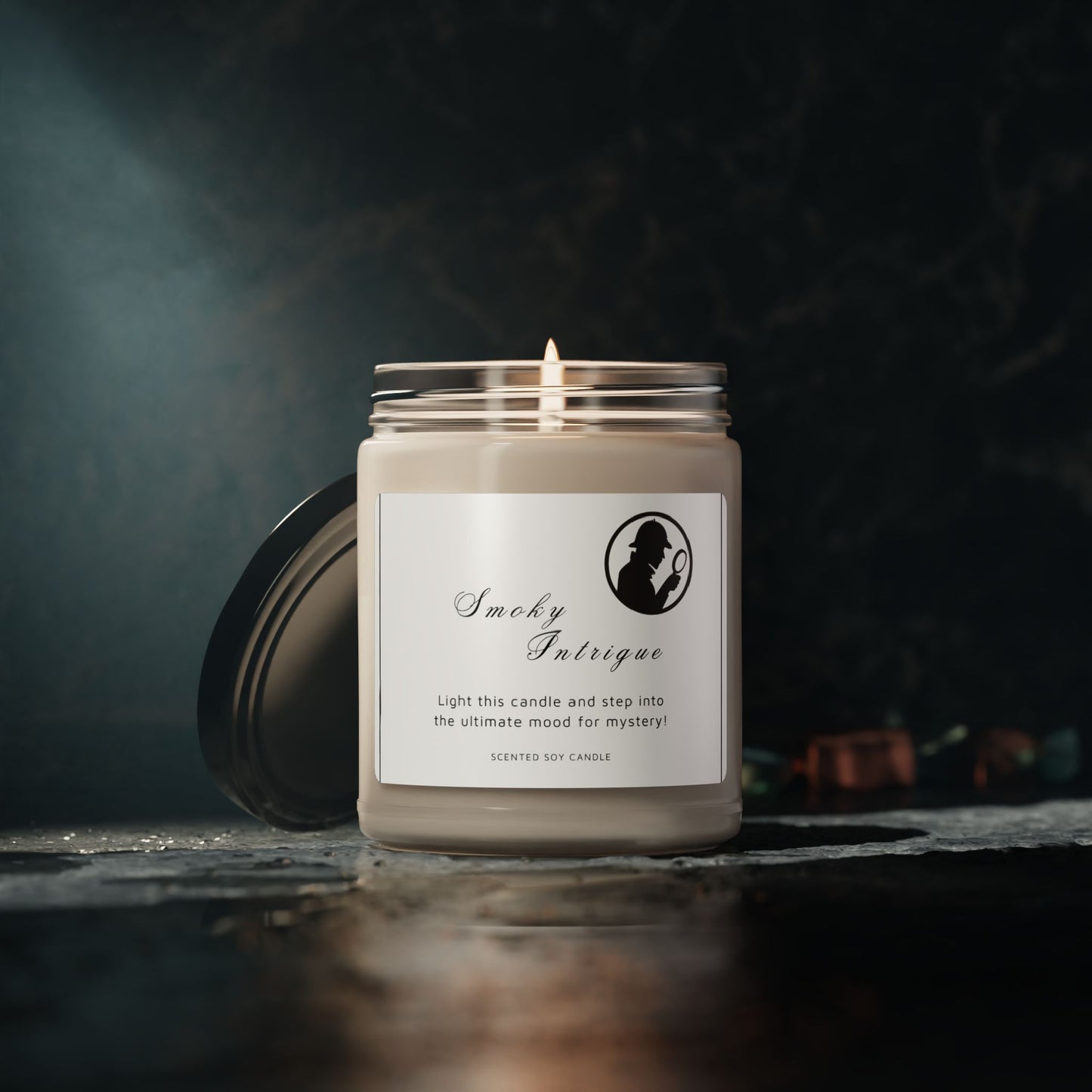 "Smoky Intrigue" Scented Candle